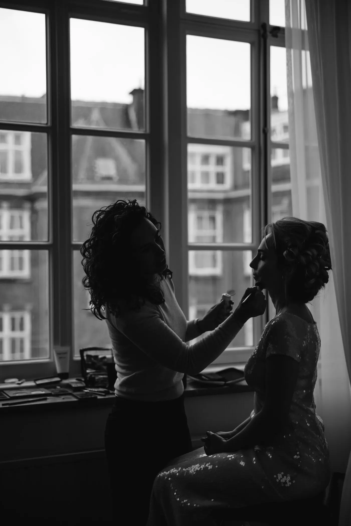 Bridal backstage - Nicole Drège