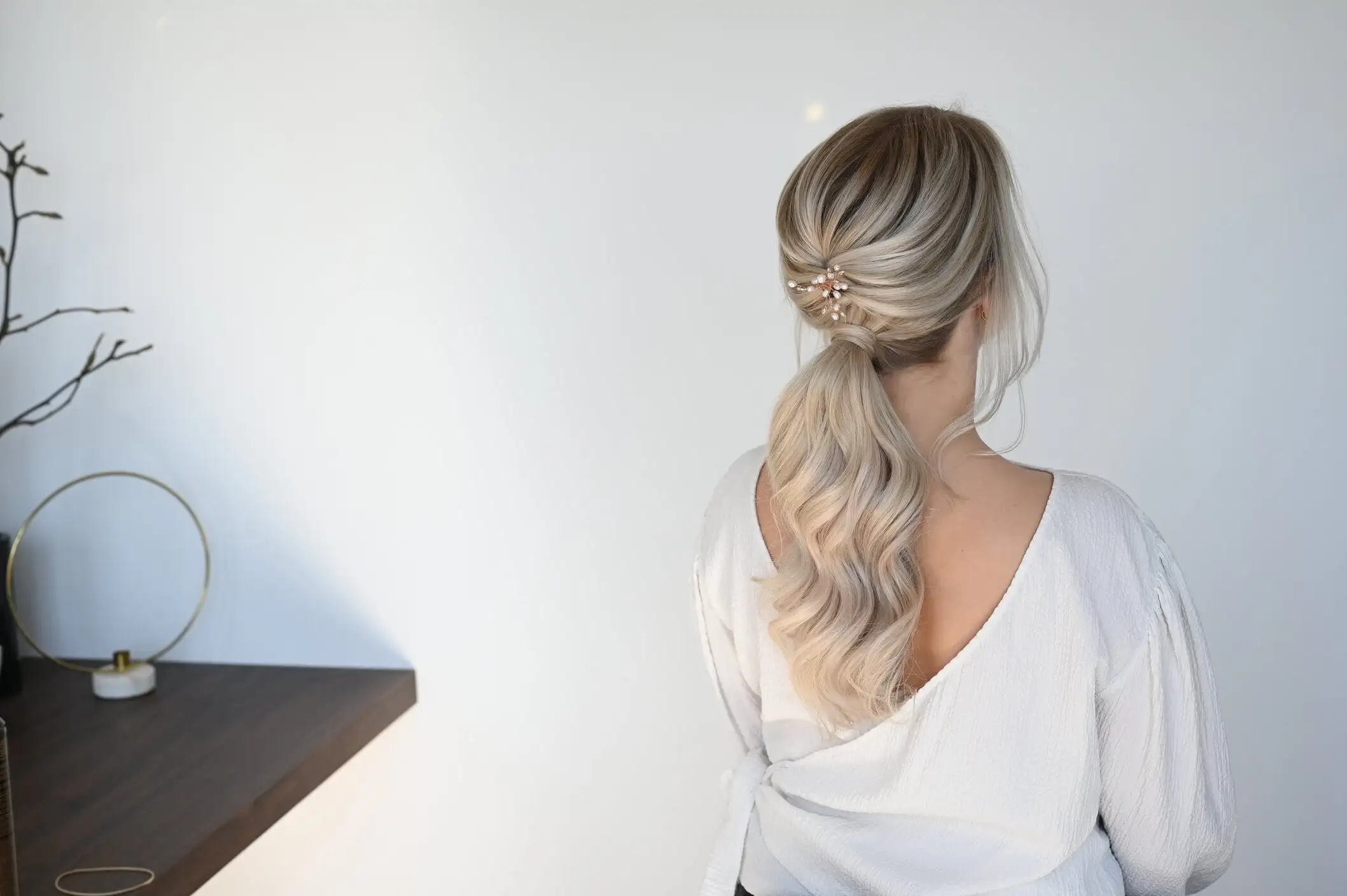 Bridal hairstyle - Nicole Drège